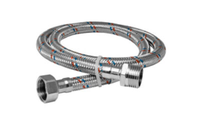 Подводка для воды из полимерного покрытия и в стальной оплётке