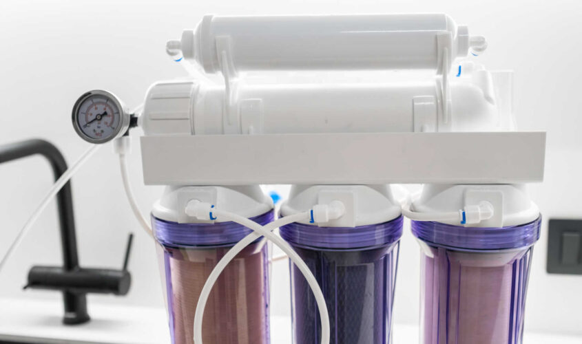 Osmosis deionization system with mineralizer for water purification system at home